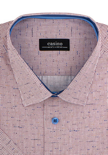 Рубашка мужская CASINO c164/057/20207/Z/1p красная 43
