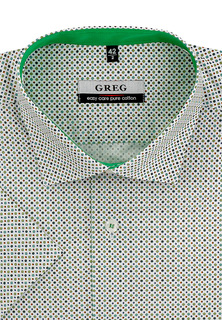 Рубашка мужская Greg 143/101/96016/Z/1_GB зеленая 44