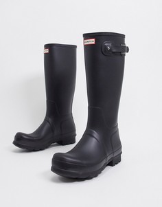 Черные резиновые сапоги Hunter original tall-Черный