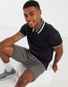 Футболка-поло BOSS-Черный