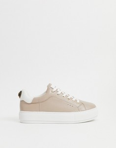 Розовые кроссовки с отделкой в виде орла Kurt Geiger London-Розовый
