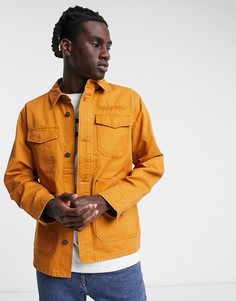 Светло-коричневая хлопковая куртка с карманами карго Tommy Jeans-Светло-коричневый