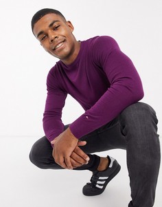 Джемпер с круглым вырезом Tommy Hilfiger-Фиолетовый