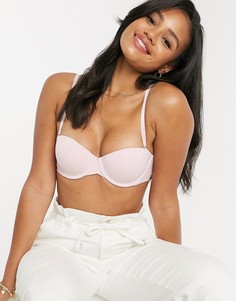 Розовый бюстгальтер без бретелей Calvin Klein