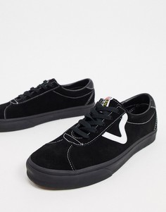 Черные кроссовки Vans Sport-Черный