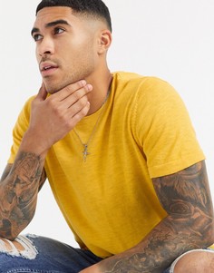 Желтая футболка Bershka-Желтый