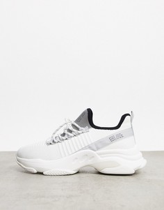 Белые кроссовки для бега на шнуровке Steve Madden-Белый