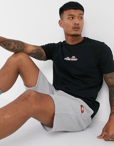 Черная футболка с логотипом ellese-Черный Ellesse