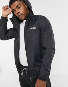 Черная легкая куртка с капюшоном ellesse-Черный