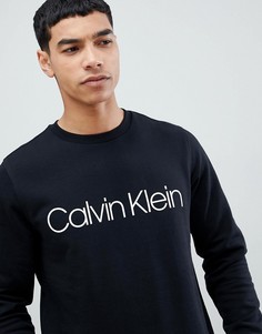 Черный свитшот с логотипом Calvin Klein