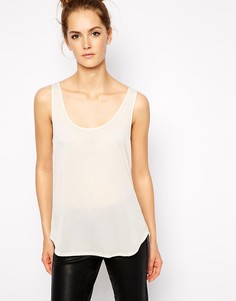 Майка French Connection Polly Plains-Кремовый