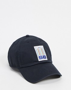 Черная кепка в полоску с логотипом Nike SB-Черный