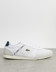 Белые кроссовки Lacoste-Белый