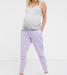 Лавандовые выбеленные джоггеры от комплекта ASOS DESIGN Maternity-Фиолетовый