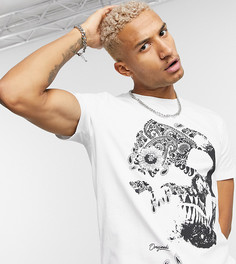 Белая футболка с принтом Jack & Jones Originals эксклюзивно для ASOS-Белый