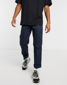 Темно-синие узкие брюки с прямыми штанинами Dickies-Темно-синий