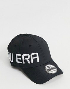 Черная кепка с логотипом сбоку NEW ERA 9FORTY-Темно-синий