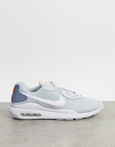 Платиново-белые кроссовки Nike Air Max Oketo-Черный