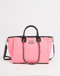 Черно-розовая сумка-тоут Steve Madden-Розовый