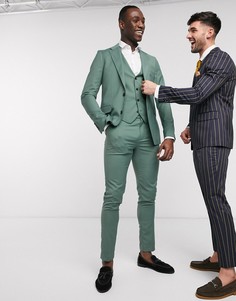 Узкий жилет Gianni Feraud Tall-Зеленый