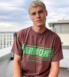 Коричневая футболка с логотипом Reclaimed Vintage inspired-Коричневый