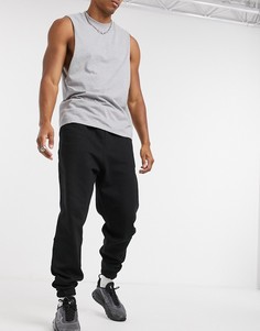 Черные oversized-джоггеры ASOS DESIGN-Черный