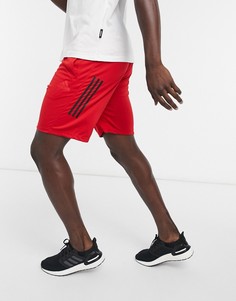 Красные шорты adidas Training-Красный