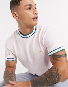 Розовая футболка узкого кроя Farah-Розовый