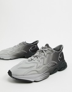 Серые кроссовки adidas Originals Ozweego tech-Серый