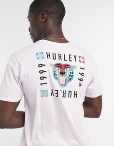 Розовая футболка Hurley-Розовый