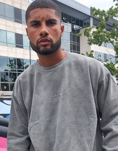 Серый свитшот с принтом "Berlin" Topman