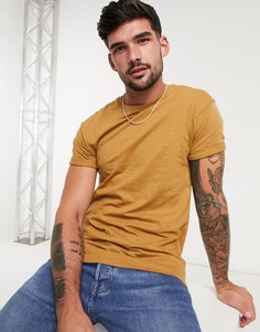 Футболка горчичного цвета Topman-Желтый