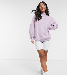Свитшот в стиле oversized лавандоого цвета Stradivarius-Фиолетовый