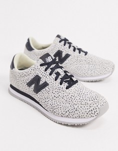 Белые кроссовки со звериным принтом в стиле ретро New Balance Comp 100-Белый