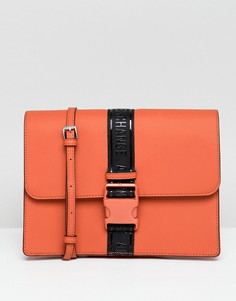 Сумка через плечо с пряжкой Armani Exchange-Оранжевый