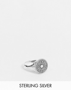 Серебряное кольцо со звездами ASOS DESIGN-Серебряный
