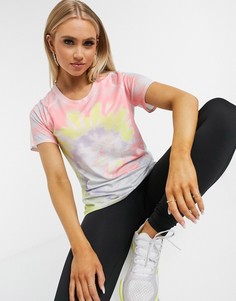 Красная футболка adidas 25/7 Rise Up N Run Santa Monia-Красный