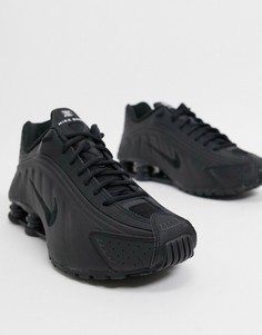 Черные кроссовки Nike Shox R4-Черный