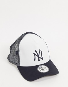 Черная кепка с надписью "NY" New Era 9forty-Черный
