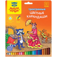 Карандаши Мульти-Пульти Енот в Испании, 24 цвета