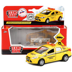 Машинка Технопарк "Ford Focus такси", инерционная, 12 см