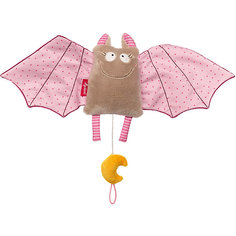 Мягконабивная игрушка sigikid, музыкальная розовая Летучая Мышь, коллекция Городские Дети, 45 см
