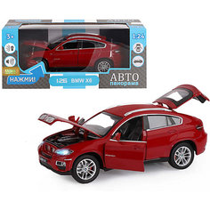 Машинка Автопанорама BMW X6, 1:26