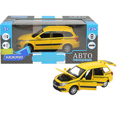 Машинка Автопанорама Lada Granta Cross Такси, 1:24