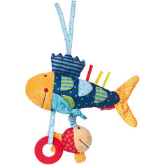 Развивающая мягконабивная игрушка sigikid, Рыбка, коллекция Активный Малыш, 26 см