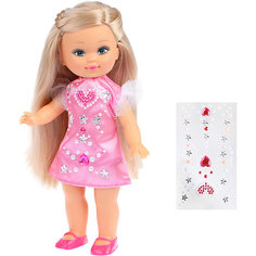 Кукла Наша Игрушка "Мой милый пушистик" Элиза, 25 см, с наклейками Mary Poppins
