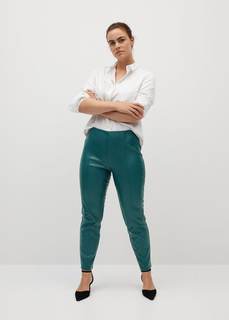 Легинсы из искусственной кожи - Poli Mango