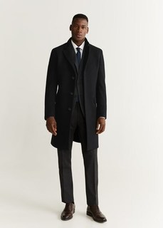 Пальто Tailored из шерсти с лацканами - Arizona5 Mango