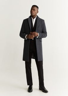Пальто Tailored из шерсти с лацканами - Arizona5 Mango