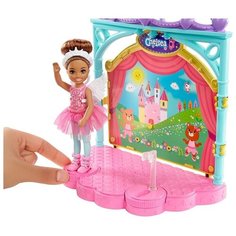 Игровой набор Barbie Club Chelsea Doll and Ballet Playset Челси балерина, GHV81